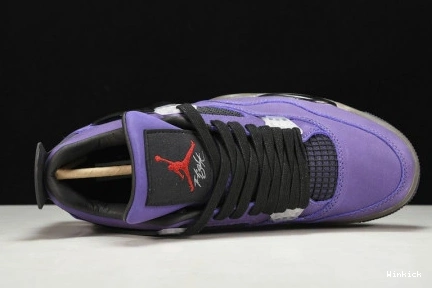 AJ4-766302 4 Jordan Scott x Purple Retro Travis 0826